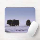 アークティックムスクオシェンセレクトボビンワイルドライフアート マウスパッド (マウス)
