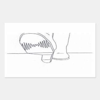 アークティックモンキーデザイン 長方形シール