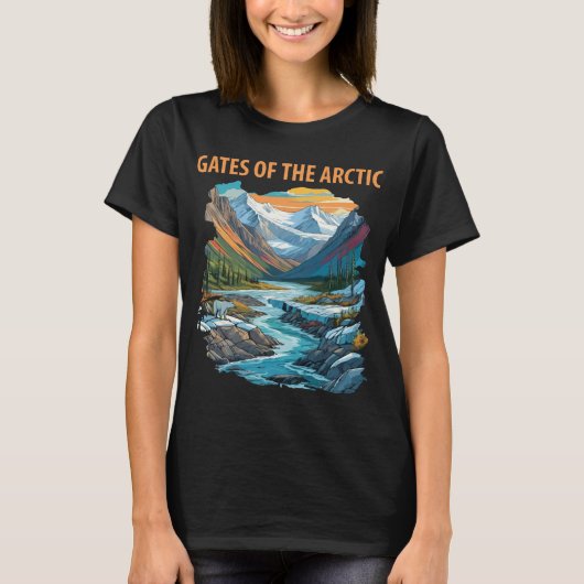 アークティックリバーブルートラベル Tシャツ (正面)
