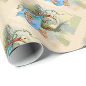 アークブルー男の赤ちゃんシャワー ラッピングペーパー (ロールコーナー)