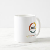 アークマグカップ：注目を集める時 コーヒーマグカップ (正面右)