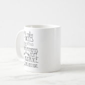アークマグカップ：注目を集める時 コーヒーマグカップ (正面左)