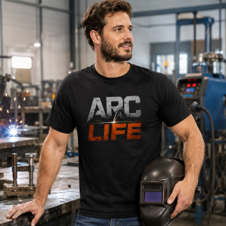 アークライフ溶接工Tシャツ 面白い溶接Tシャツ Tシャツ