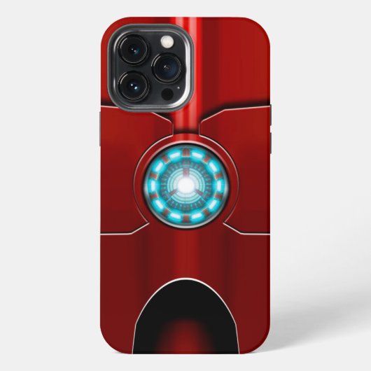 アークリアクター レッドアーマー iPhoneケース (裏面)