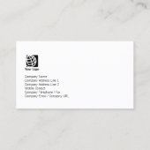 アーク溶接機溶接トーチスパーク 名刺 (裏面)