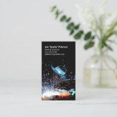 アーク溶接機溶接トーチスパーク 名刺 (スタンド正面)