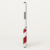 アーク赤と白スサッカー選手デザイン Case-Mate iPhoneケース (裏面/右)