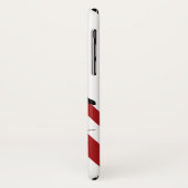 アーク赤と白スサッカー選手デザイン Case-Mate iPhoneケース (裏面/左)