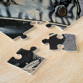 アーグランジト |フラクチャされた女性抽象芸術 ジグソーパズル (側面)