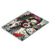 アーグランジト |フラクチャされた女性抽象芸術 ノートブック (左側)