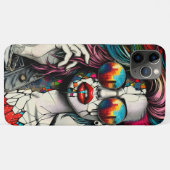 アーグランジト |フラクチャされた女性抽象芸術 Case-Mate iPhoneケース (裏面(横))