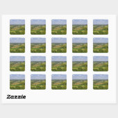 アーケイディア南部の農地の景観 2 スクエアシール (シート)