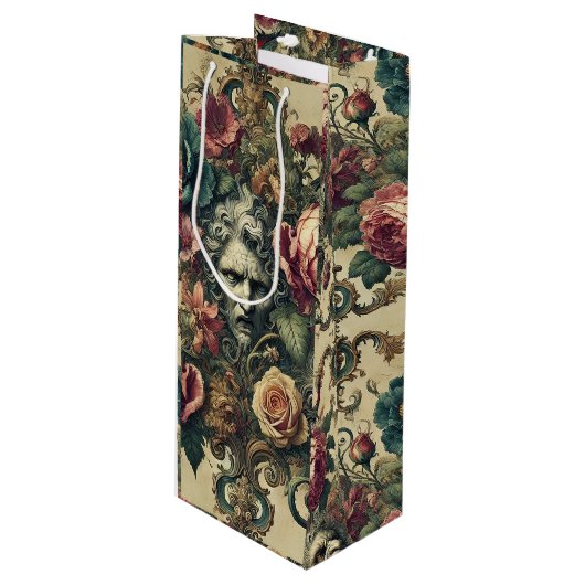 アーケインアトリエのシグネチャー – ゴシックフローラワイン ワインギフトバッグ (正面アングル)