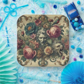 アーケインアトリエ – ゴシック様式バロック装飾用クッション ペーパープレート (パーティー)