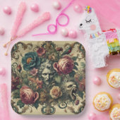 アーケインアトリエ – ゴシック様式バロック装飾用クッション ペーパープレート (パーティー)