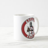 アーケードの騎士ロゴのマグ コーヒーマグカップ (正面右)