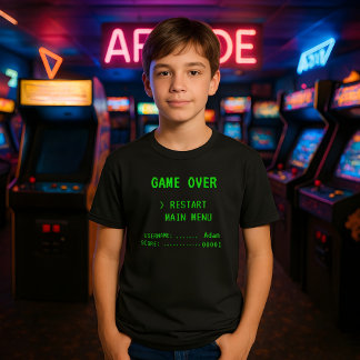 アーケードカスタムTシャツを使ったゲーム Tシャツ