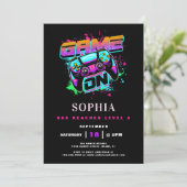 アーケードゲーマーモダンガールズバースデーパーティー 招待状 (スタンド正面)