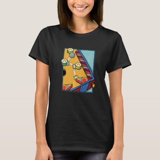 アーケードゲームヴィンテージ弾球機1 Tシャツ (正面)