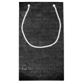 アーケードゲーム機レトロレンガ誕生日パーティー スモールペーパーバッグ (裏面)