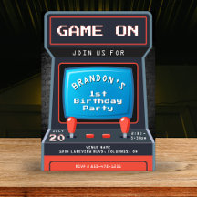 アーケードゲーム1st誕生日パーティー