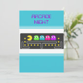 アーケードナイトバースデーパーティーの招待 招待状 (スタンド正面)