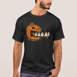 アーケードパンプキンチョンパーハロウィーンと幽霊トレイル Tシャツ
