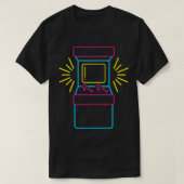 アーケードビデオゲーマーゲーム機ヴィンテージ80S 90S Re Tシャツ (デザイン正面)