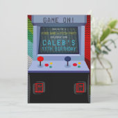アーケードビデオゲームの誕生日パーティー 招待状 (スタンド正面)