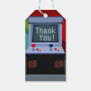 アーケードビデオゲーム誕生日パーティーのお気に入り ギフトタグ