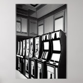 アーケードホール | AIアートポスター ポスター (正面)