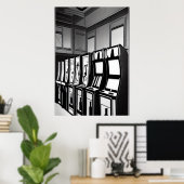 アーケードホール | AIアートポスター ポスター (ホームオフィス)