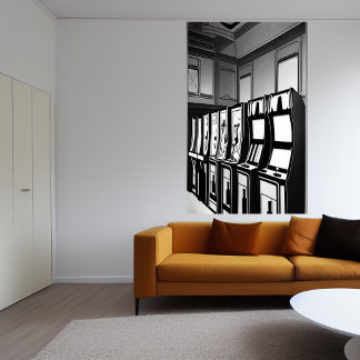 アーケードホール | AIアートポスター ポスター