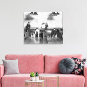 アーケードボーリング路地， 1909 キャンバスプリント (インサイチュ (リビング))