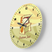 アーケードマシンの大型クロック ラージ壁時計 (傾斜)