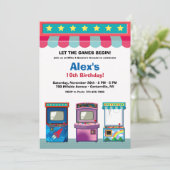 アーケードルームバースデーパーティー 招待状 (スタンド正面)