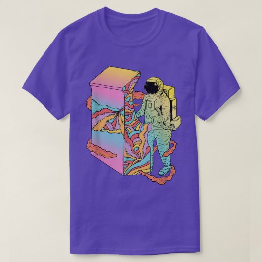 アーケード宇宙飛行士宇宙T Tシャツ (デザイン正面)