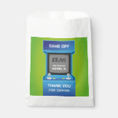 アーケード誕生日、ゲーマー誕生日の招待 フェイバーバッグ (正面)