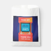 アーケード誕生日、ゲーマー誕生日の招待 フェイバーバッグ (正面)