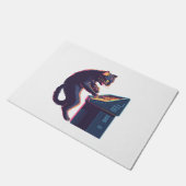 アーケード ミャウスター � レトロゲーマー 猫 ドアマット (アングル)