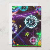 アーケード&レーザータグパーティー ALT1 招待状 (裏面)