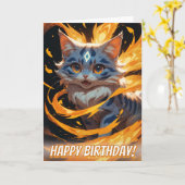 アーケーンEmber:燃え上がった子猫は身近 カード (黄色い花)