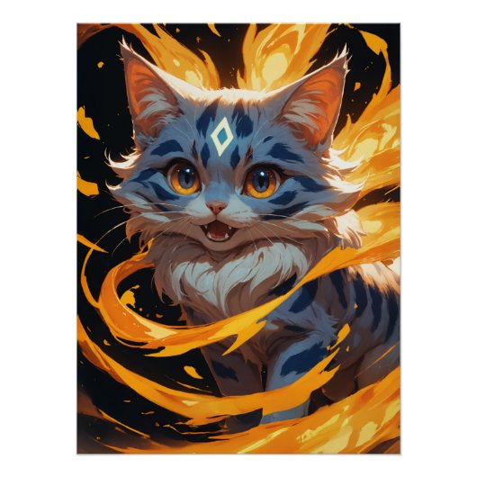 アーケーンEmber:燃え上がった子猫は身近 ポスター (正面)