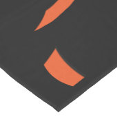 アーコンテンポラリートオレンジ/ブラック ミディアムテーブルランナー (コーナー)