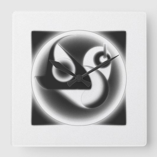 アーコンテンポラリート スクエア壁時計 (正面)