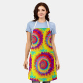 アーサイケデリックト エプロン (着用した状態)