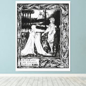 アーサーと奇妙なマントル キャンバスプリント (インサイチュ (ウッドフロア))