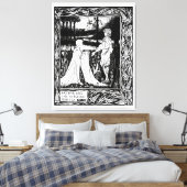 アーサーと奇妙なマントル キャンバスプリント (インサイチュ (寝室))