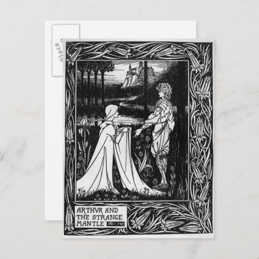 アーサーと奇妙なマントル ポストカード (正面/裏面)