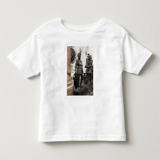 アーサーのマクシミリアンの墓からの彫像王 トドラーTシャツ (正面)